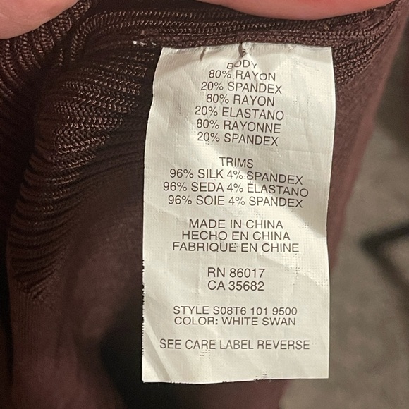 BEBE DRESS | SIZE S | BROWN - Picture 3 of 5